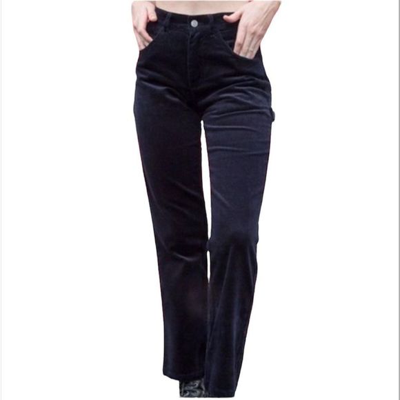 Brandy Melville Pants - Brandy Melville Bennet black Corduroy carpenter pants